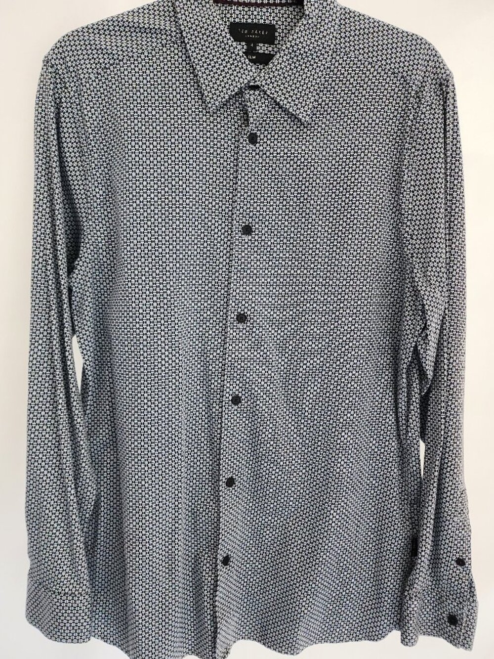 Ted Baker Men’s Long Sleeve Button-Down Shirt – Size Large